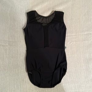 LuckyLeo Black Intrigue Leotard